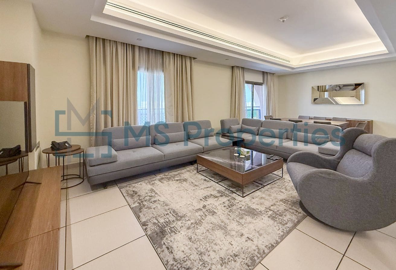 1 Nicely Furnished 3BHK Apartment with View Balcony