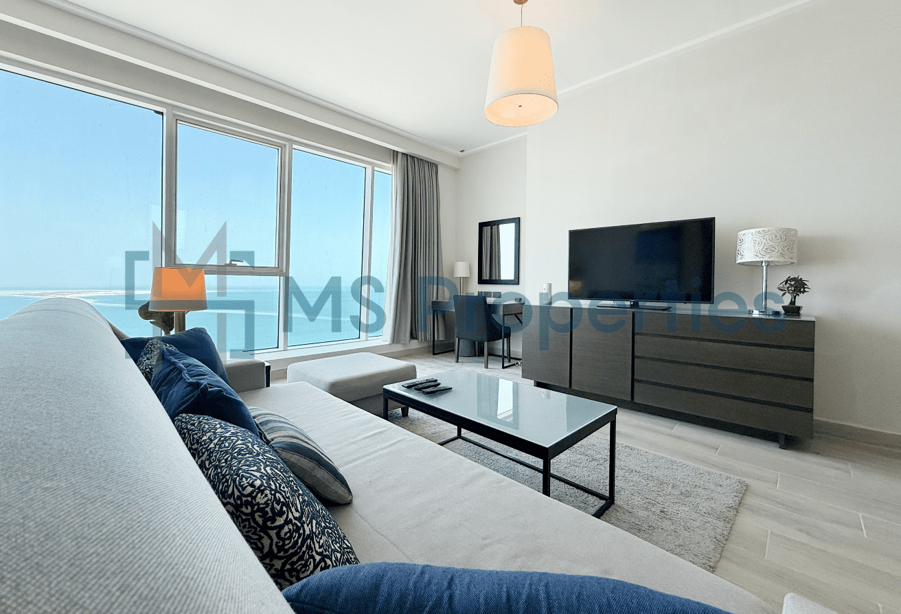 Pristine 1BR Apartment with Sea View | West Bay