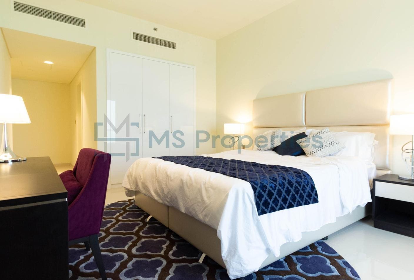 Bright and Perfect 2BR Flat with Sea View Balcony