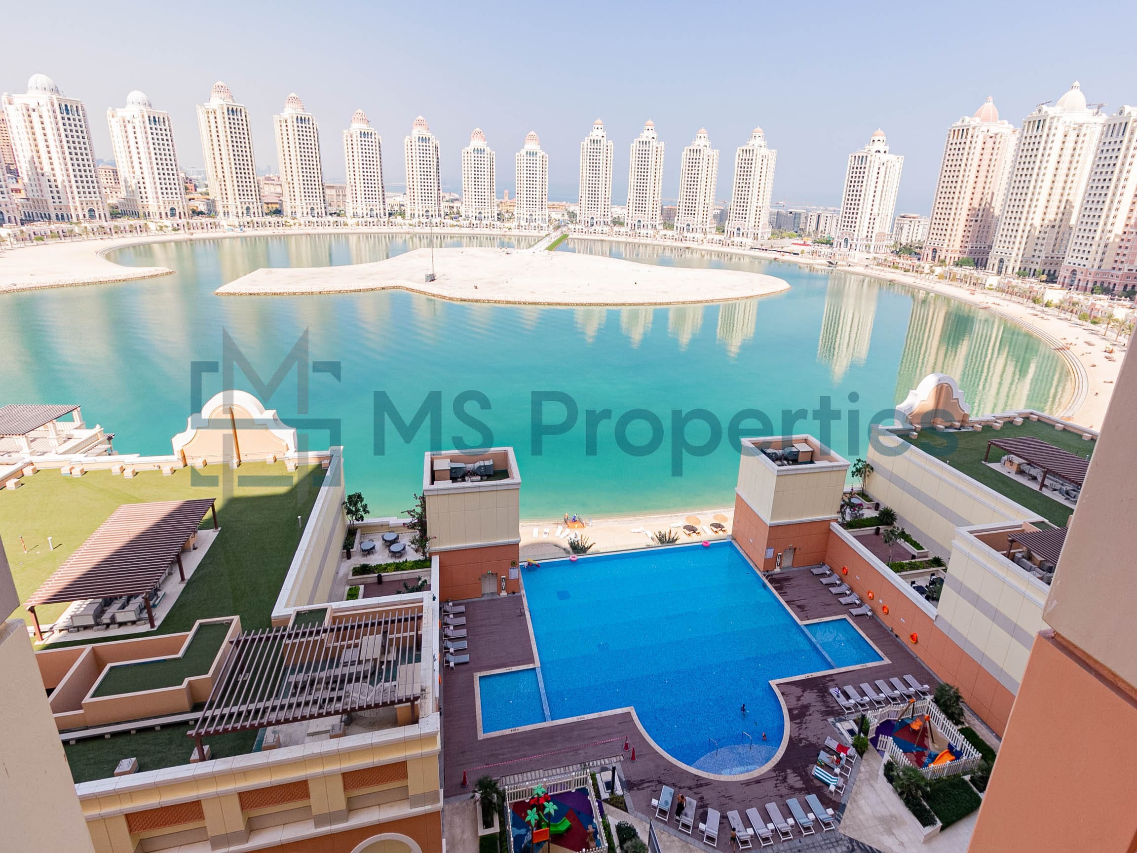 Spacious Cozy 1BHK Flat with Marina View Balcony