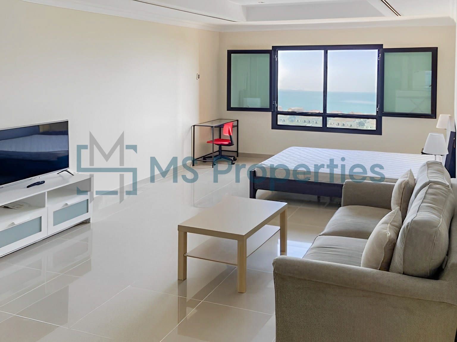Perfect Studio Apartment with Sea View Window