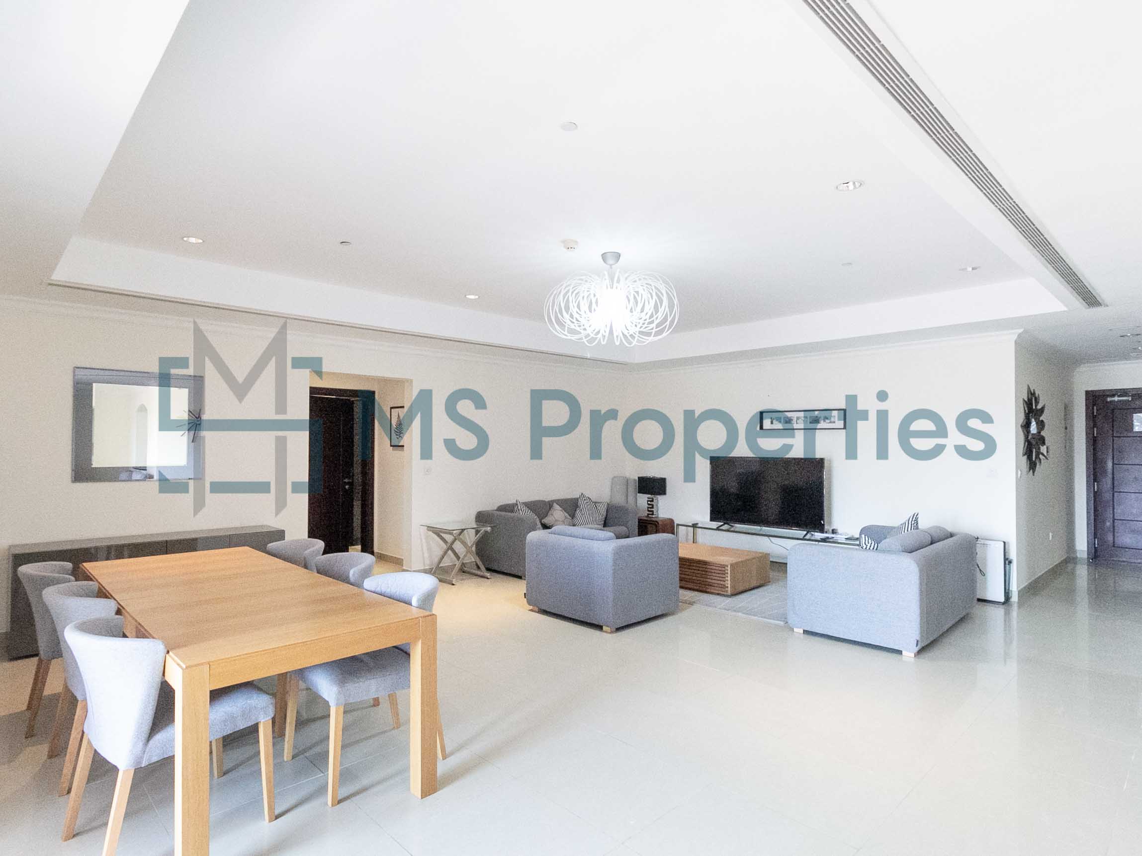 Sophisticated 2BR Apartment | Marina View Balcony