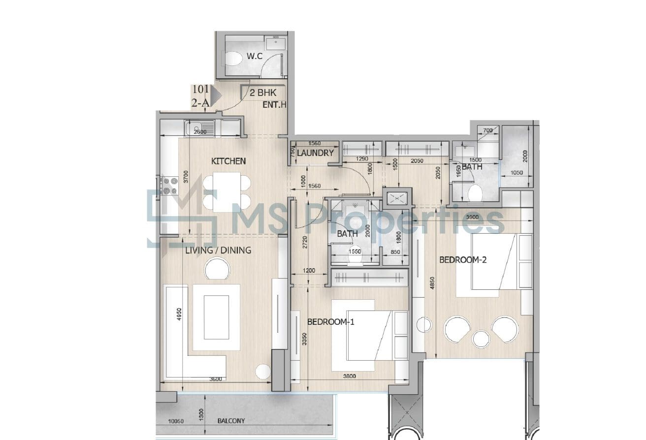Amazing 2BHK Flats For Sale No Commission Charge