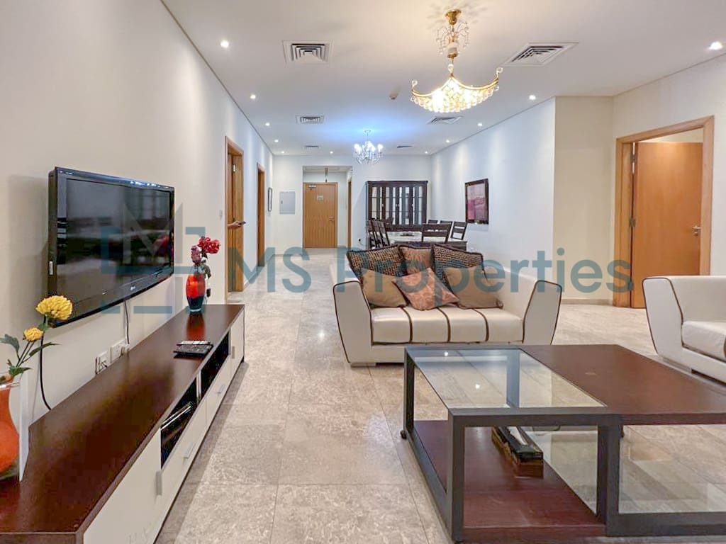 Elegant Furnished 2BHK | Sea View | Access Pool+Gym