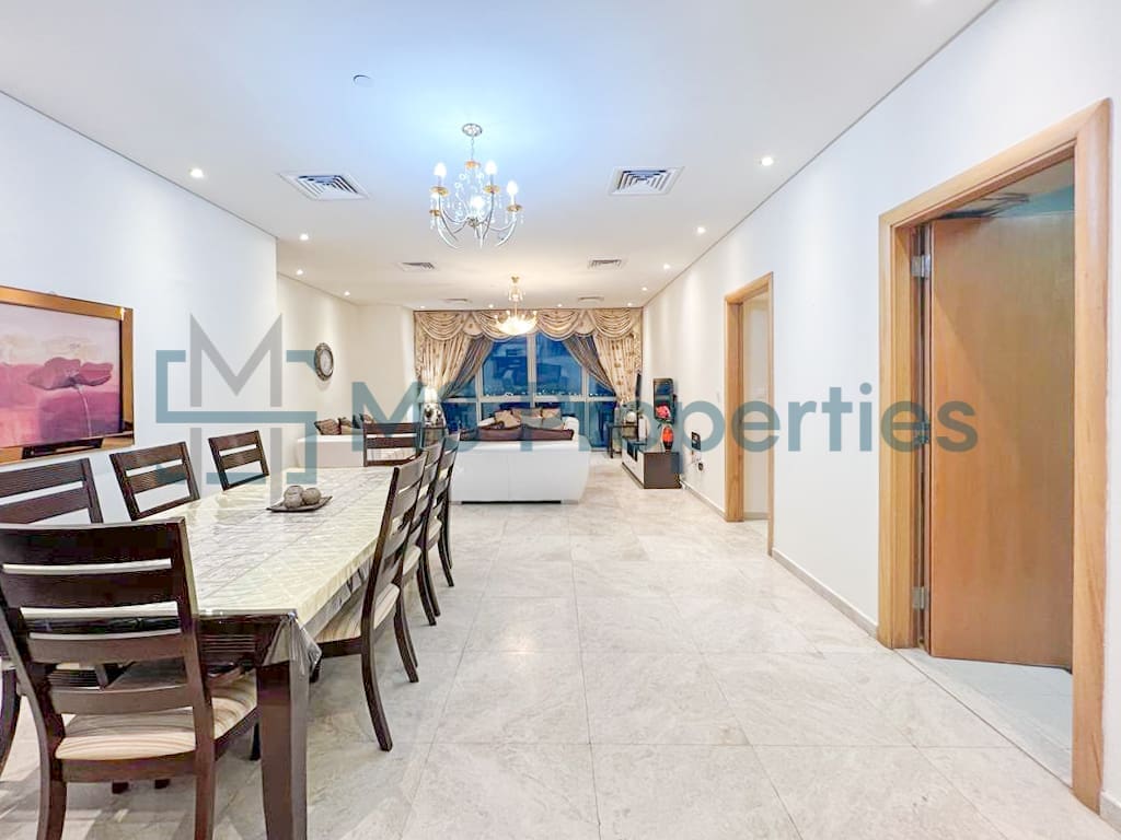 Elegant Furnished 2BHK | Sea View | Access Pool+Gym