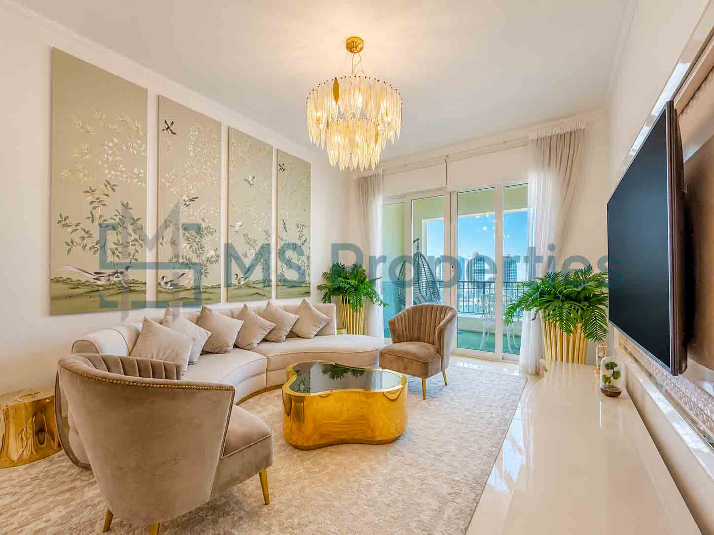 Premium 3BR Furnished | Beautiful Sea View Balcony